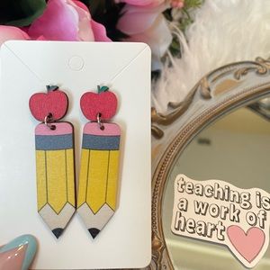 Teacher Pencil Earrings